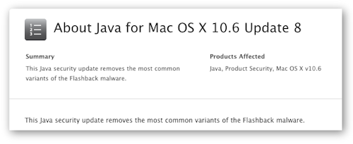 Latest Mac Java update