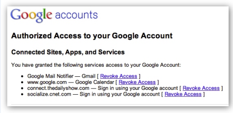 Google access revoke