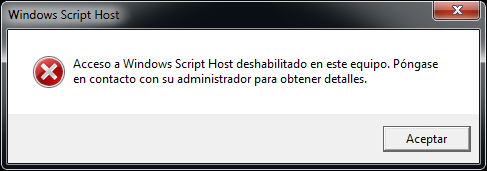 3 error de windows al ejecutrar script
