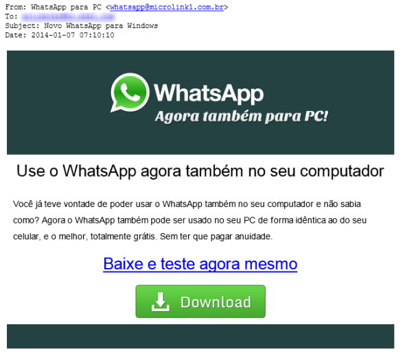 whatsapp pc brasil