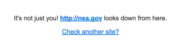 NSA down
