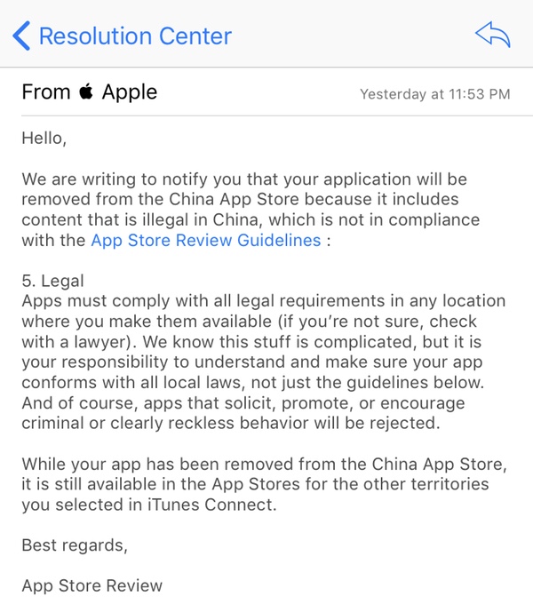 Apple email