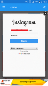 Vol d'identifiants Instagram : faux écran de connexion