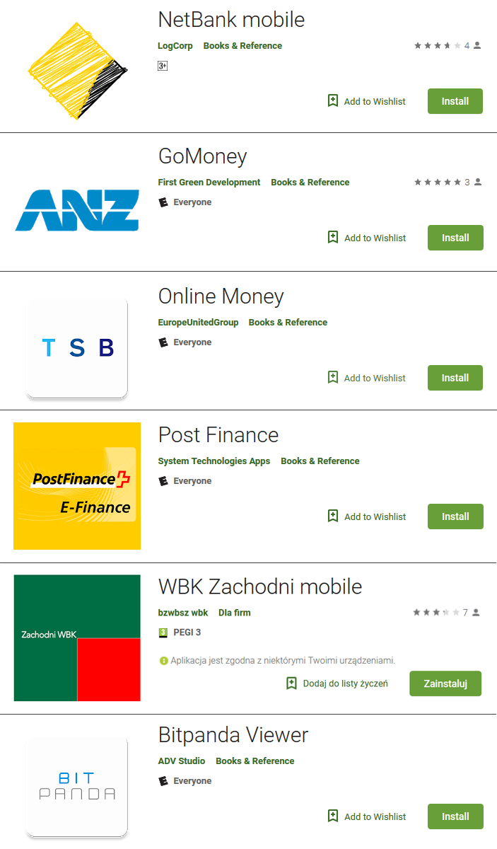 Fake finance apps