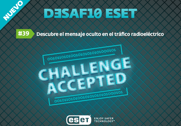 Desafío ESET #39: descubre el mensaje oculto en el tráfico radioeléctrico