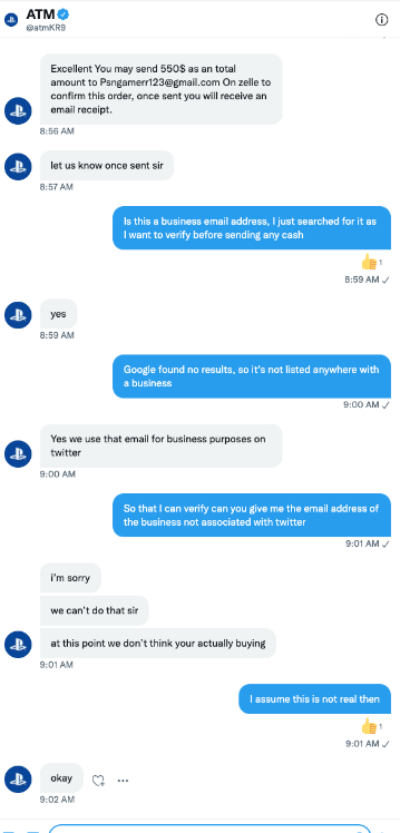 conversation with a scammer 5