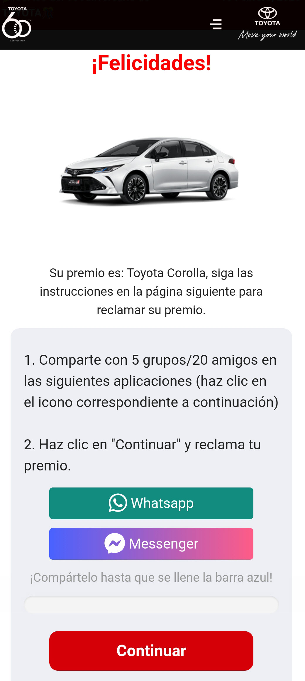 Engaño WhatsApp se hacen pasar por Toyota