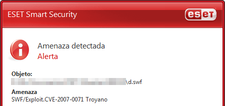 Detección malware Flash