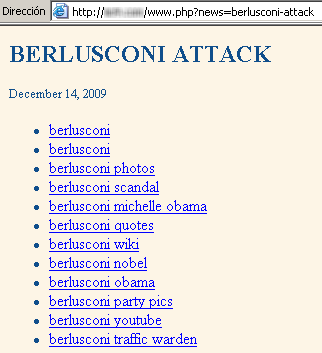 Ataque a Berlusconi